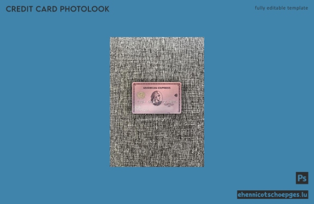USA Indiana Centier Bank AMEX Rose Gold Karte Fotobeispiel Vorschau